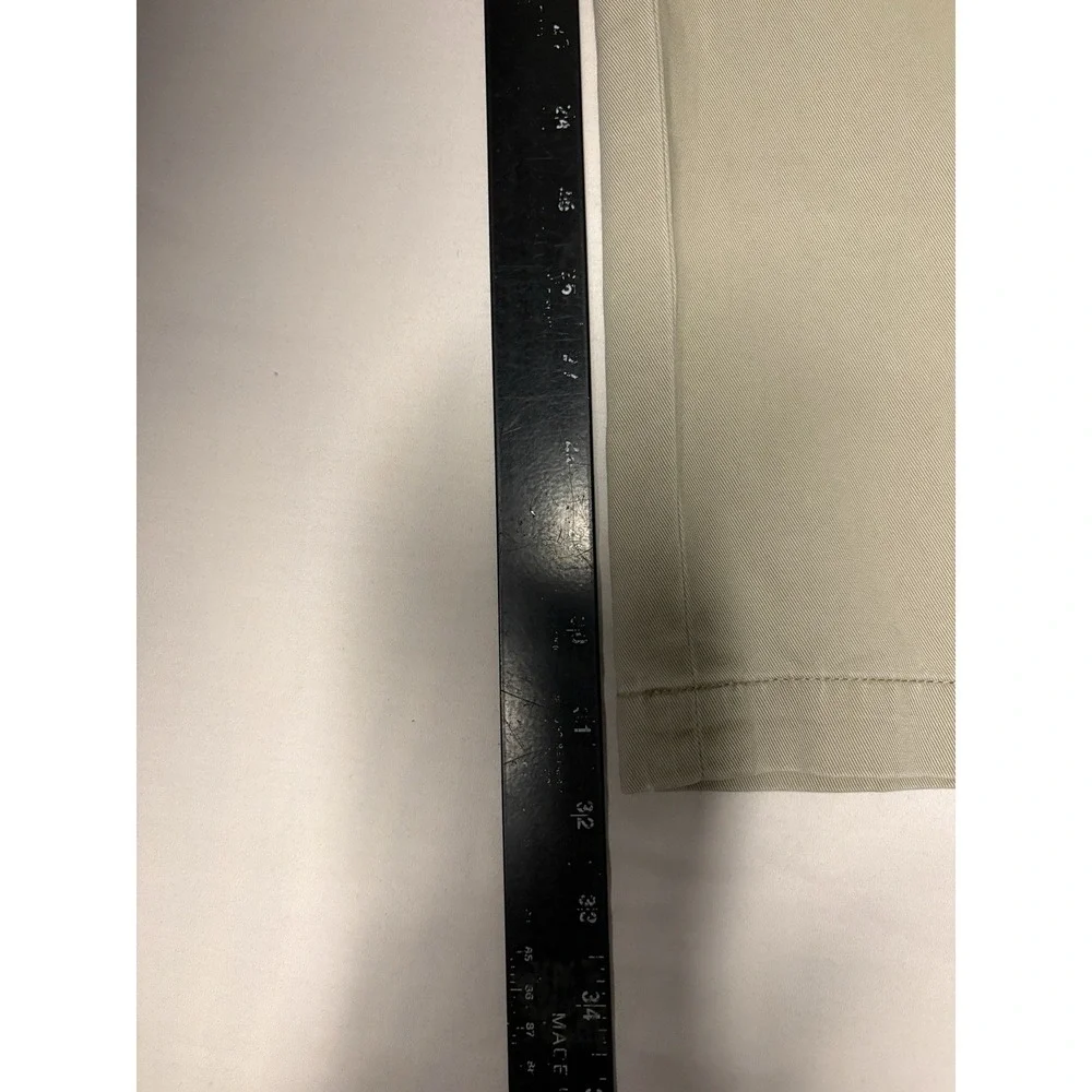Polo Ralph Lauren Chino Pants Men's Size 35x32 Beige Flat Front Straight Leg